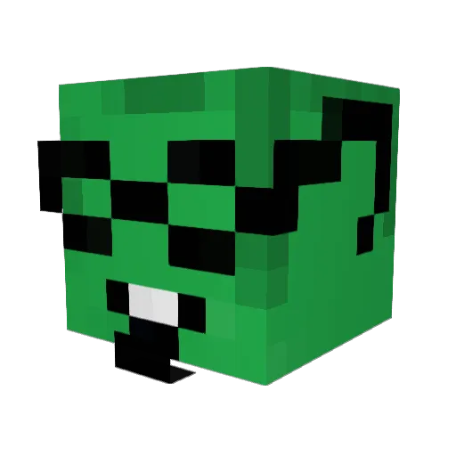 ghurandiel Minecraft avatar head, 3D render