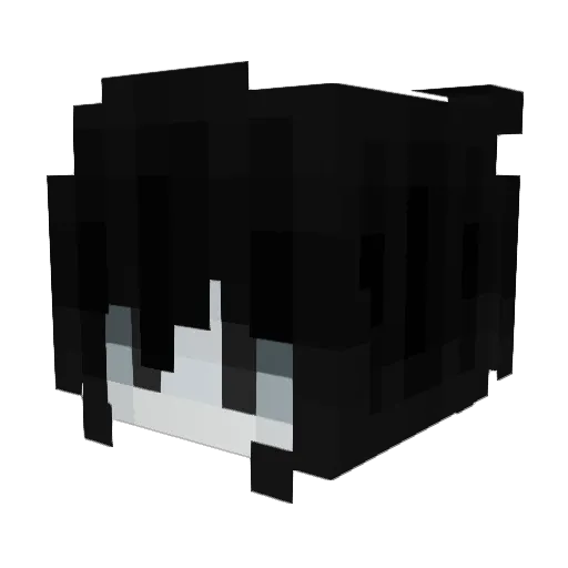 ghwl Minecraft avatar head, 3D render