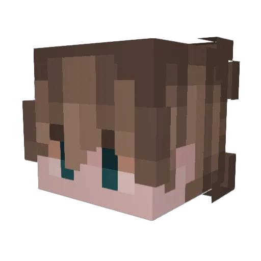 ghxstEXODv5 Minecraft avatar head, 3D render