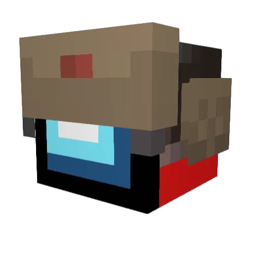 ghydora777 Minecraft avatar head, 3D render