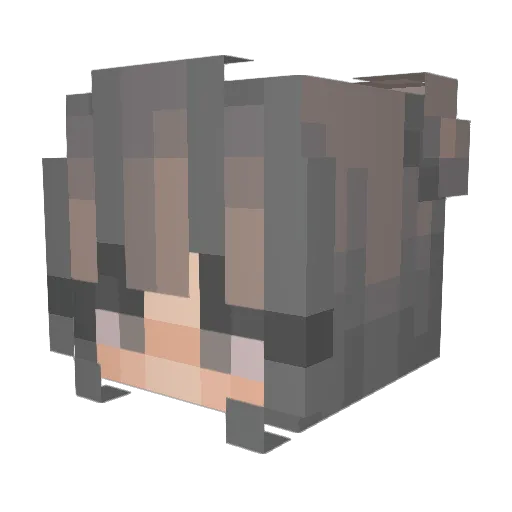 gi0oo Minecraft avatar head, 3D render