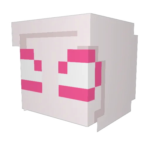 gi4dina Minecraft avatar head, 3D render