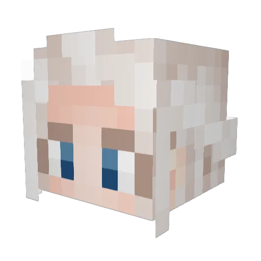 giGGlesx22 Minecraft avatar head, 3D render