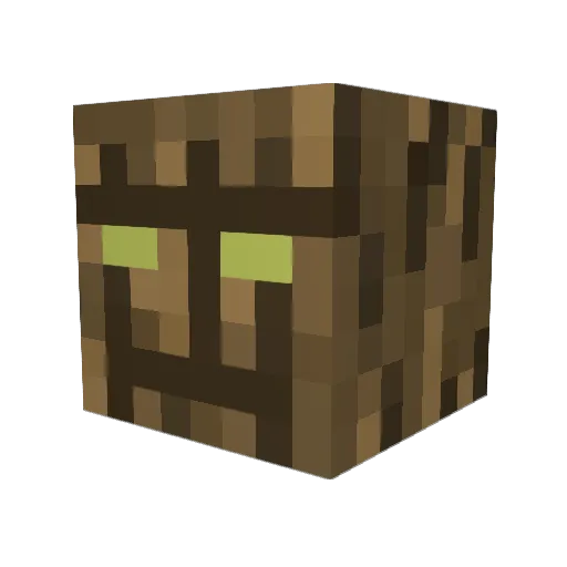 giacamole Minecraft avatar head, 3D render