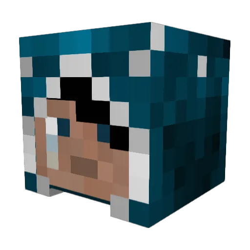 giactr0m0 Minecraft avatar head, 3D render