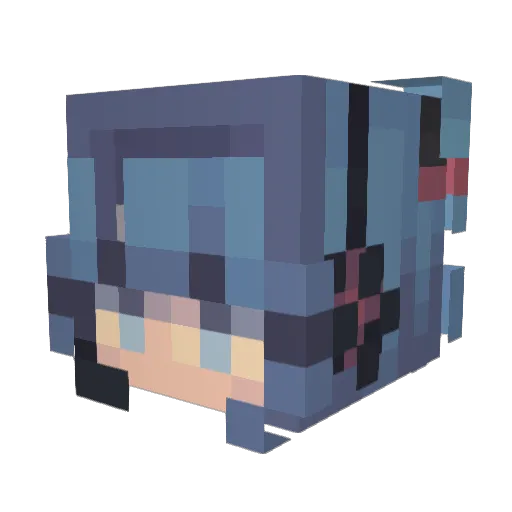 giacupcake6 Minecraft avatar head, 3D render