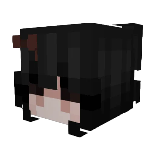 giaivy Minecraft avatar head, 3D render