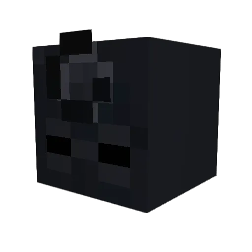 giakolol Minecraft avatar head, 3D render