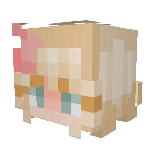 gializzie504 Minecraft avatar head, 3D render