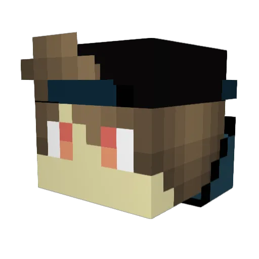 gian_810 Minecraft avatar head, 3D render