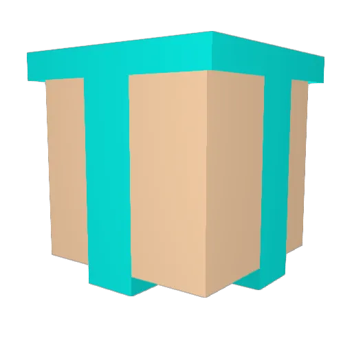 gian_loss Minecraft avatar head, 3D render