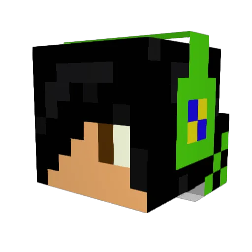 gianlu04 Minecraft avatar head, 3D render