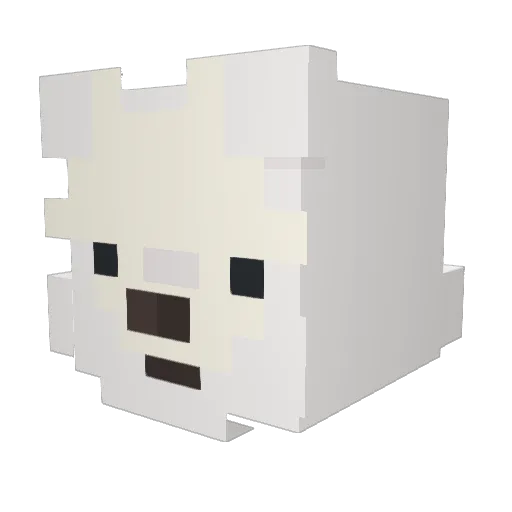 giannag24 Minecraft avatar head, 3D render