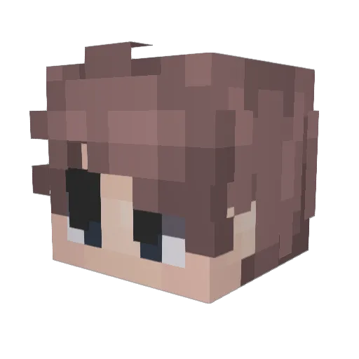 giannisxen Minecraft avatar head, 3D render