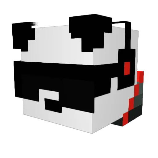 giants2007 Minecraft avatar head, 3D render