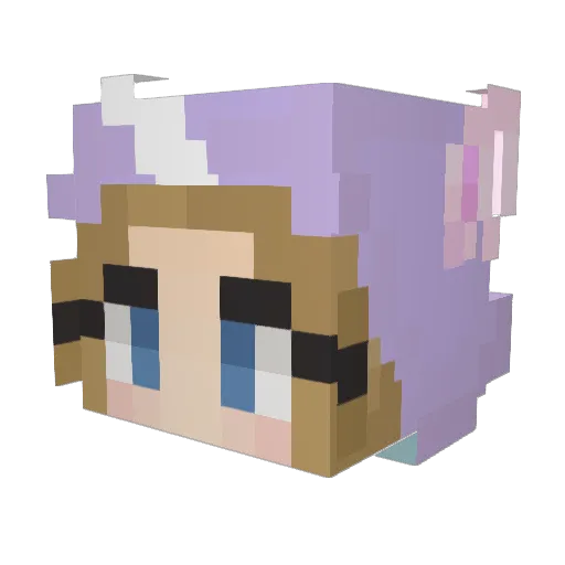 gibbets Minecraft avatar head, 3D render