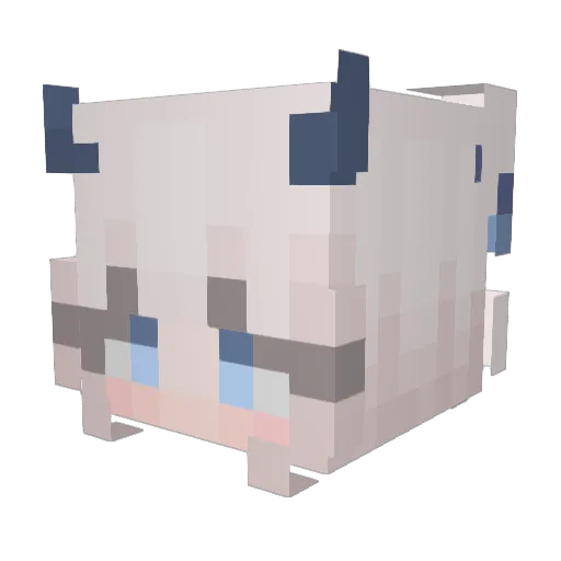 gibbithewise Minecraft avatar head, 3D render