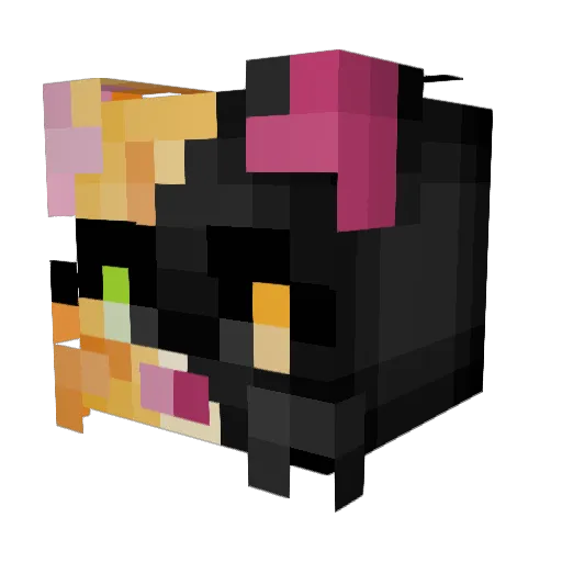 gibbius Minecraft avatar head, 3D render