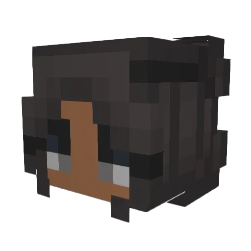 gibbulius Minecraft avatar head, 3D render