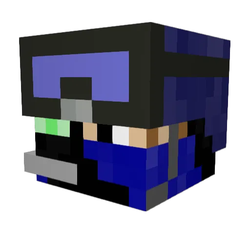 gibfarrell4 Minecraft avatar head, 3D render