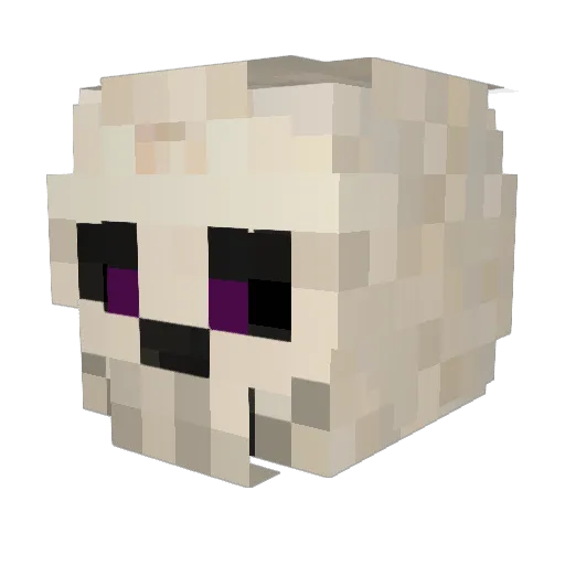 gichigo Minecraft avatar head, 3D render