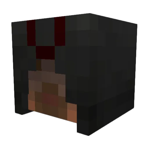 giddy1 Minecraft avatar head, 3D render