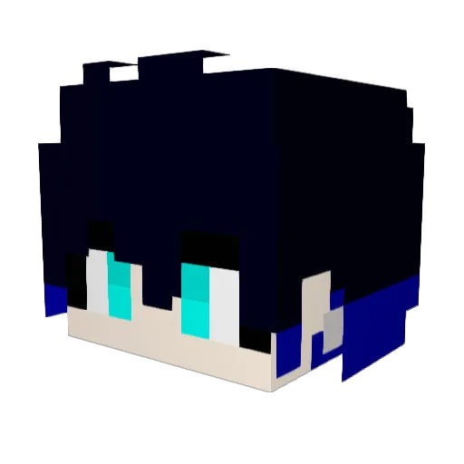 giga__jini Minecraft avatar head, 3D render