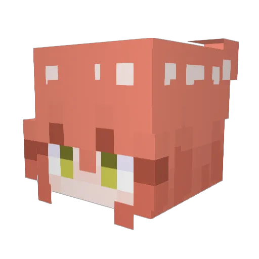 gigas0921 Minecraft avatar head, 3D render