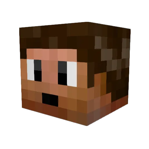 gigem06 Minecraft avatar head, 3D render