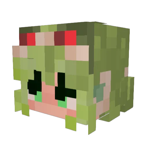 gigevan Minecraft avatar head, 3D render