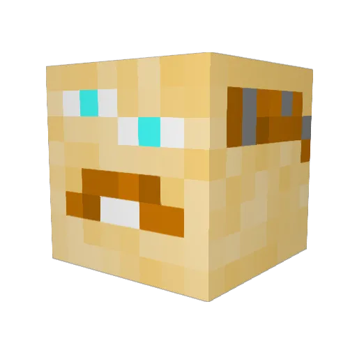 giggidy079 Minecraft avatar head, 3D render