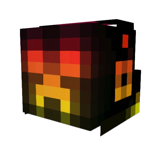 giggiolo Minecraft avatar head, 3D render
