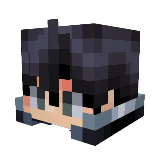 gigglenuts67 Minecraft avatar head, 3D render