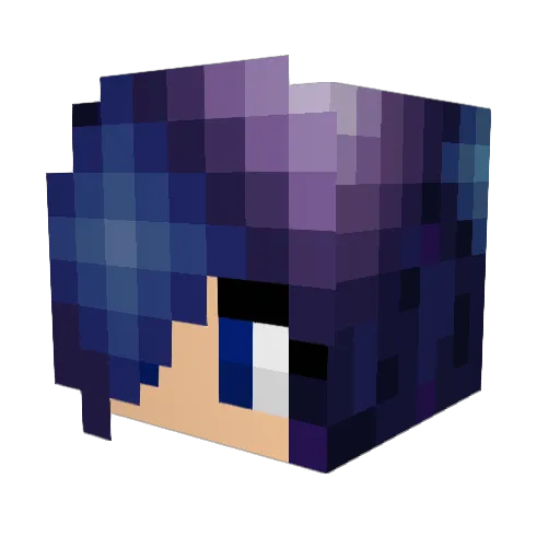 giggme131 Minecraft avatar head, 3D render