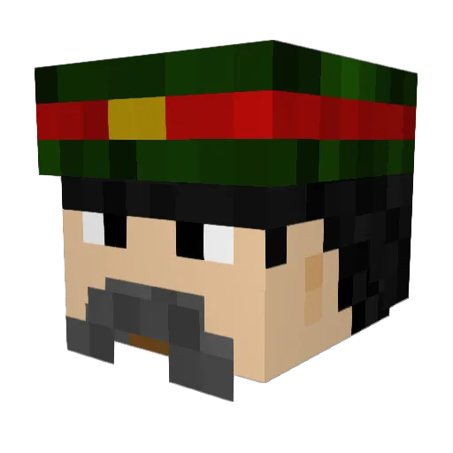 giggsy1000 Minecraft avatar head, 3D render