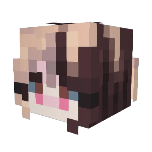 gigi4times Minecraft avatar head, 3D render