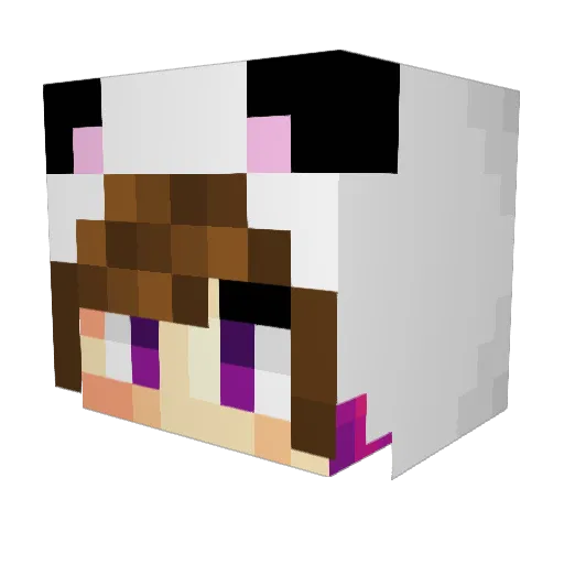 gigihowdaa Minecraft avatar head, 3D render