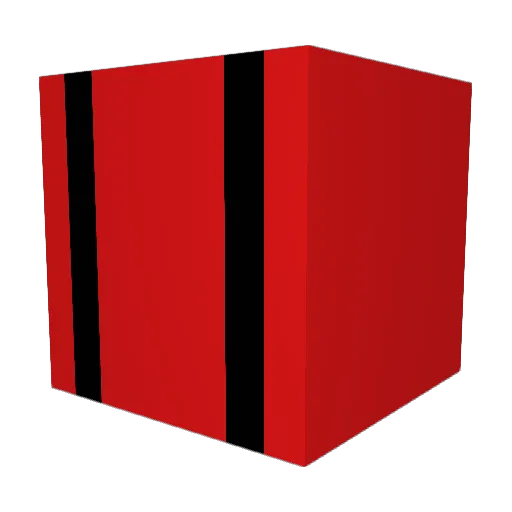 giglef Minecraft avatar head, 3D render