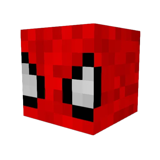 giiingerale Minecraft avatar head, 3D render