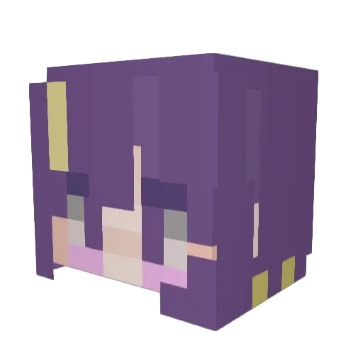 gildri Minecraft avatar head, 3D render