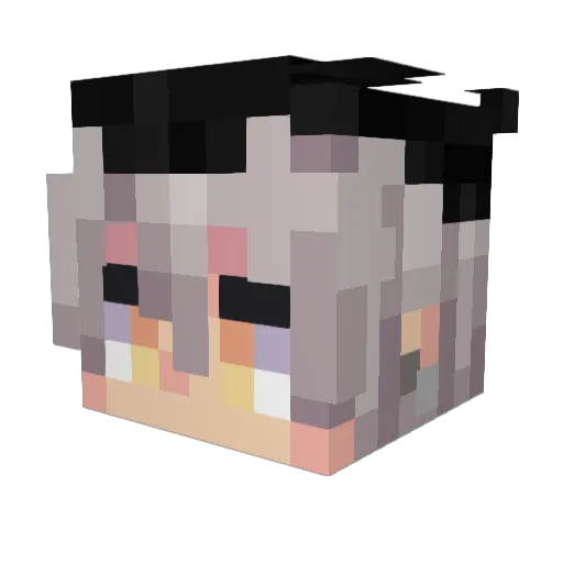 gill153 Minecraft avatar head, 3D render
