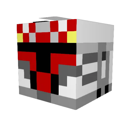 gillespie44 Minecraft avatar head, 3D render
