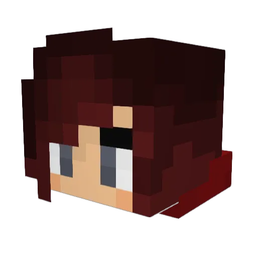 gilligan_x Minecraft avatar head, 3D render