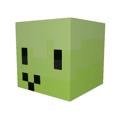 gillllbee Minecraft avatar head, 3D render