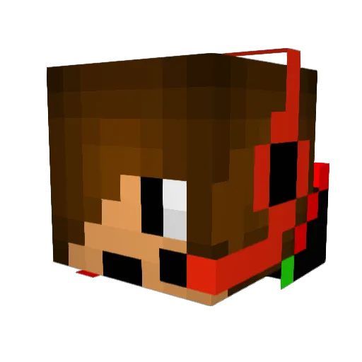 gillster400 Minecraft avatar head, 3D render