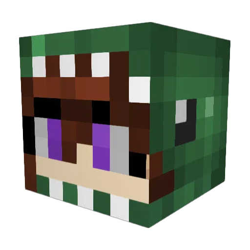 gilthoniel_ Minecraft avatar head, 3D render
