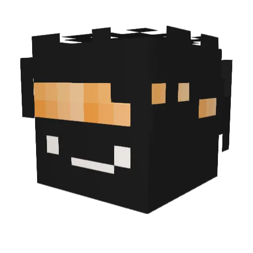 gimeldonakins Minecraft avatar head, 3D render