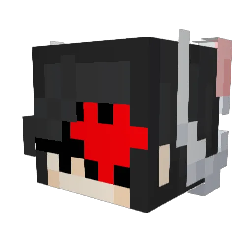 gimmeallurkisses Minecraft avatar head, 3D render