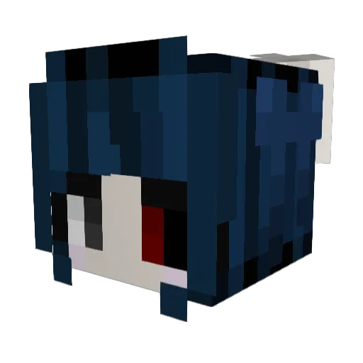 gimoraes Minecraft avatar head, 3D render