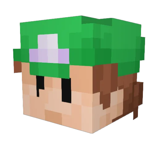 gimozzi12 Minecraft avatar head, 3D render